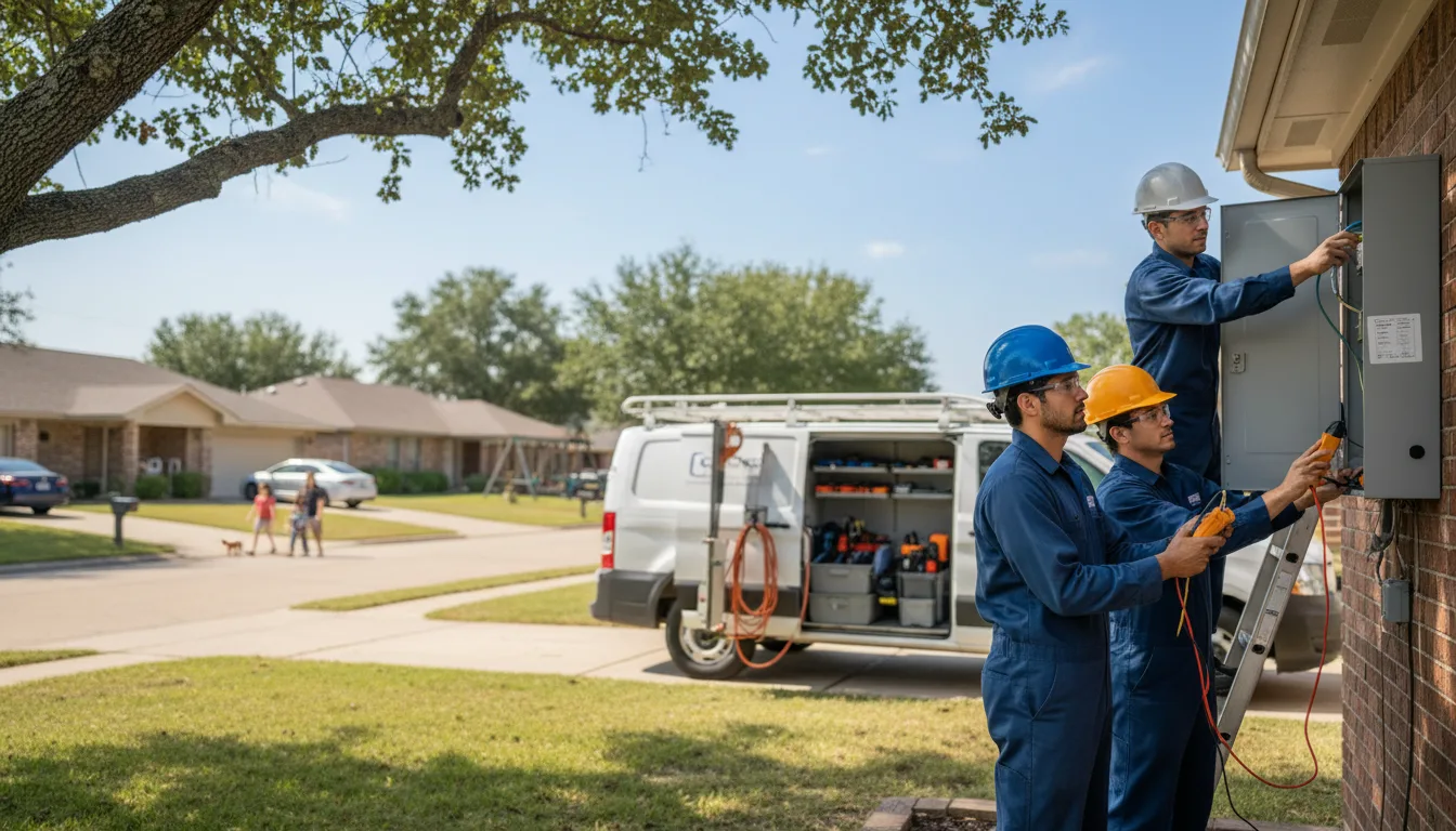 Certified electrician providing emergency electrical services in Hollytree, AL